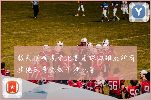 裁判明确表示比赛用球归雄鹿所有其他队员无权干涉此事
